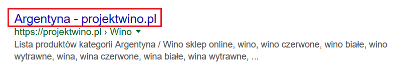 title dla projektwino.pl